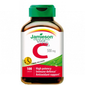 Jamieson Vitamín C s postupným uvoľňovaním 500 mg doplnok stravy 100 tabliet