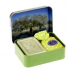 Esprit Provence Olivovník toaletné mydlo 60 g + levanduľový vonný vrecúško + plechová krabička, kozmetická sada