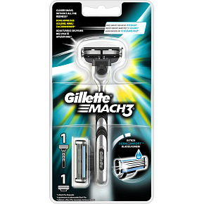 Gillette Mach3 holiaci strojček + 2 hlavice