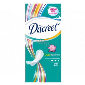 Discreet Deo Waterlily slipové intímne vložky pre každodenné použitie 20 kusov