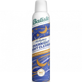 Batiste Overnight Light Cleanse suchý šampón na vlasy na noc 200 ml