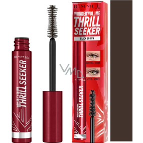 Rimmel London Wonder Volume Thrill Seeker objemová a predlžujúca maskara Black Brown 8 ml