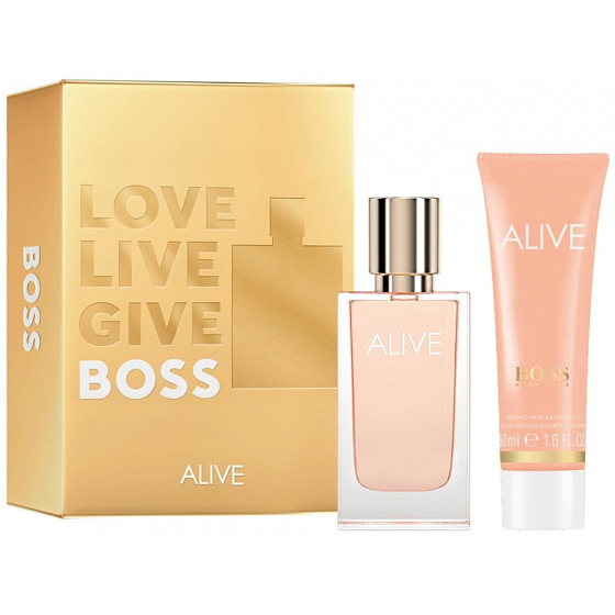 Hugo Boss Alive parfumovaná voda 30 ml + telové mlieko 50 ml, darčeková sada pre ženy