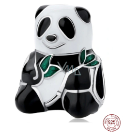 Prívesok Striebro 925 Panda, korálik na náramku zviera