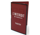 Givenchy L'Interdit Rouge Ultime parfumovaná voda pre ženy 1 ml s rozprašovačom, fľaštička