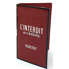 Givenchy L'Interdit Rouge Ultime parfumovaná voda pre ženy 1 ml s rozprašovačom, fľaštička