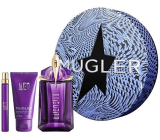 Thierry Mugler Alien parfumovaná voda 60 ml + parfumovaná voda 10 ml miniatúra + telové mlieko 50 ml, darčeková sada pre ženy