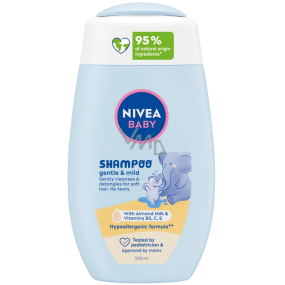 Nivea Baby Gentle & mild jemný šampón pre ľahšie rozčesávanie vlasov 200 ml