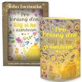 Nekupto Svietiaci lampáš Pre krásny deň 13,7 x 20 x 5 cm