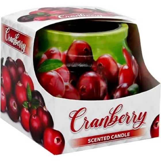 Admit Cranberry - Dekoratívna aromatická sviečka Cranberry v skle 80 g