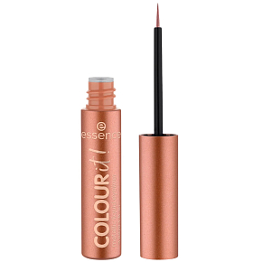 Essence Colour it! metalické tekuté očné linky 01 Burnished Bronze 3 ml