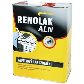 Paramo Renolak ALN asfaltový lak hydroizolačný, 9 kg Paramo Renolak ALN asfaltový lak hydroizolačný, 9 kg