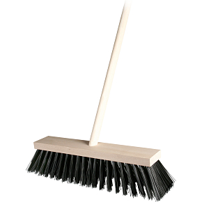 Spokar cestný kefa s holí 140 cm, šírka 40 cm, syntetické vlákna