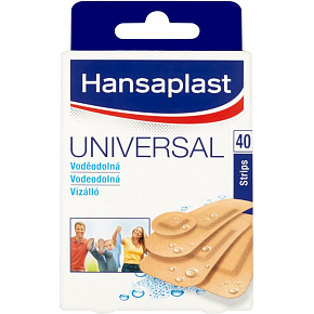 Hansaplast Universal voděodolná náplasť, 40 ks