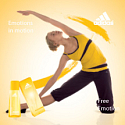 Adidas Free Emotion parfumovaný dezodorant sklo pre ženy 75 ml