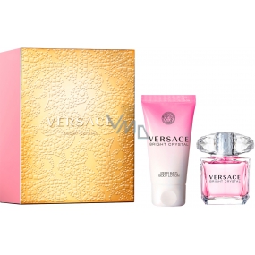 Versace Bright Crystal toaletná voda 30 ml + telové mlieko 50 ml, darčeková sada