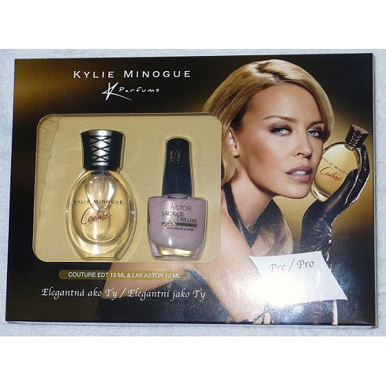 Kylie Minogue Couture toaletná voda 15 ml + Astor lak na nechty, kozmetická sada
