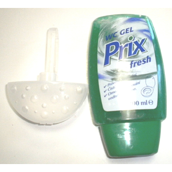 Prix Wc gél Fresh zelený 200 ml + záves