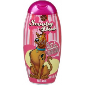 Disney Scooby-Doo 2v1 sprchový gél do kúpeľa a šampón 250 ml ružový obal