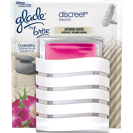 Glade Japonská záhrada Discreet electric elektrický osviežovač vzduchu 12 g
