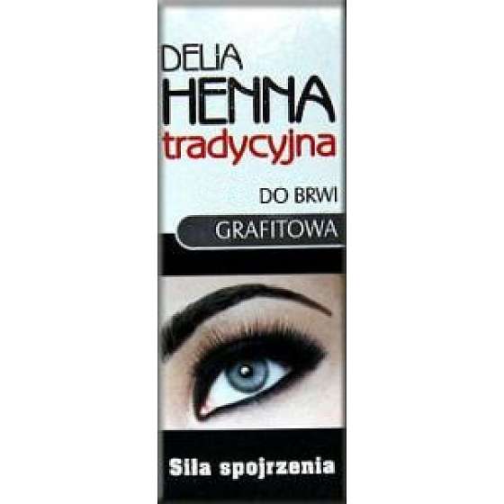 Delia Cosmetics Henna farba na obočie Grafitová 2 g