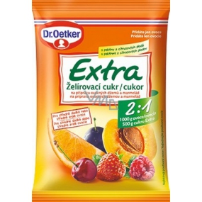 Dr. Oetker Extra želírovací cukor na prípravu ovocných džemov a marmelád 2: 1 500 g