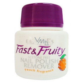 Easy Nails Fast & Fruity odlakovač na nechty s hubkou Broskyňa 50 ml