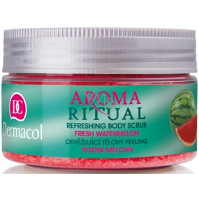 Dermacol Aroma Ritual Vodný melón Osviežujúci telový peeling 200 g Fresh Watermelon