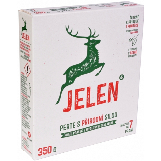 Jeleň Mydlový prací prášok 350 g