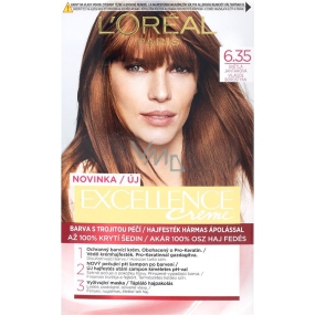 Loreal Paris Excellence Creme farba na vlasy 6.35 Světlá jantárová