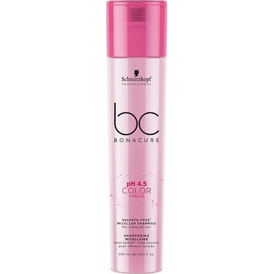 Schwarzkopf Professional BC Bonacure pH 4.5 Color Freeze Sulfate micelárny šampón bez obsahu sulfátov pre farbené vlasy 250 ml
