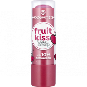 Essence Fruit Kiss Caring Lip Balm balzam na pery 02 Cherry Love 4,8 g