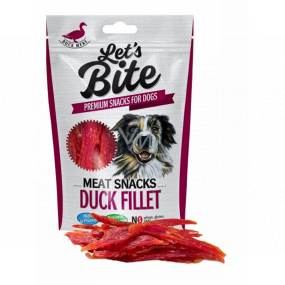 Brit Lets Bite Kačacie filety doplnkové krmivo pre psov 300 g