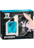 Playboy You 2.0 Loading Toaletná voda pre mužov 60 ml + sprchový gél 250 ml, darčeková sada pre mužov