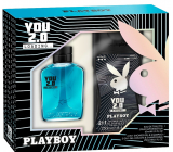 Playboy You 2.0 Loading Toaletná voda pre mužov 60 ml + sprchový gél 250 ml, darčeková sada pre mužov