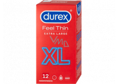 Durex Feel Thin Extra Large Condom XL 12 kusov