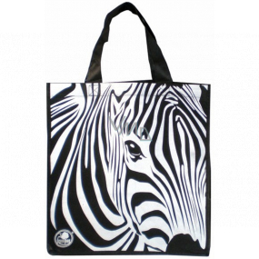 Nákupná taška Zebra 34 x 36 x 22 cm