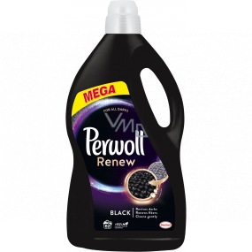 Perwoll Renew Black prací gél obnovuje intenzívnu čiernu farbu, obnovuje vlákna 62 dávok 3,72 l