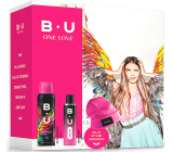 B.U. One Love toaletná voda 50 ml + dezodorant v spreji 150 ml + uzáver, kozmetická sada pre ženy