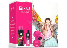 B.U. One Love toaletná voda 50 ml + dezodorant v spreji 150 ml + uzáver, kozmetická sada pre ženy