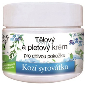 Bione Cosmetics Kozia srvátka telový a pleťový krém pre citlivú pokožku 260 ml