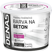 DENAS NA BETON vrchná farba na betón, 0905 šedý protiskluz, 2,5 kg