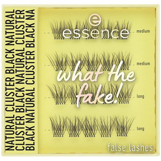 Essence umelé riasy What the fake! 06 Natural cluster black, 1 g