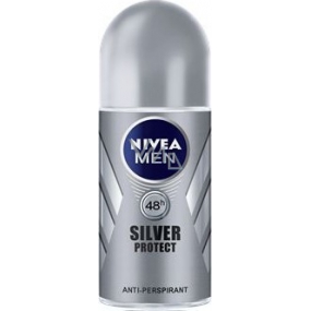 Nivea Men Silver Protect guličkový antiperspirant dezodorant roll-on 50 ml