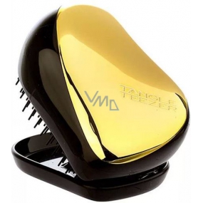 Tangle Teezer Compact Profesionálna kompaktná kefa na vlasy, Gold Fever čierno-zlatý