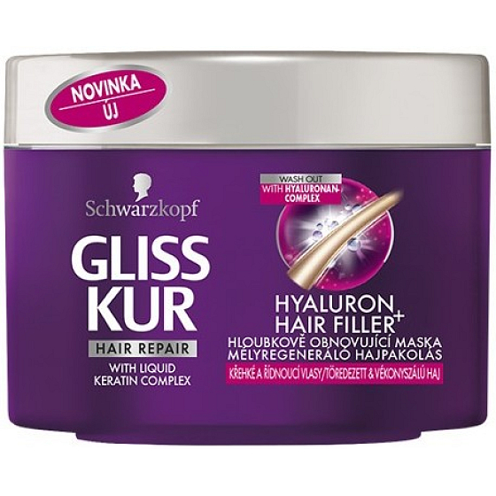 Gliss Kur Hyaluron + Hair Filler regeneračná maska na vlasy 200 ml