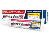 Blend-a-dent Super-Haftcreme Complete Extra Stark Originálny fixačný krém na zubné náhrady, zubné protézy 47 g