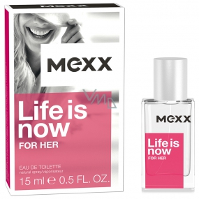 Mexx Life Is Now for Her toaletná voda 15 ml