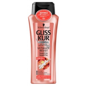 Gliss Kur Ultimate Resist šampón pre slabé, vyčerpané vlasy 250 ml