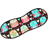 Albi Original Maska na spanie Sovy tyrkys 24 x 8,5 cm